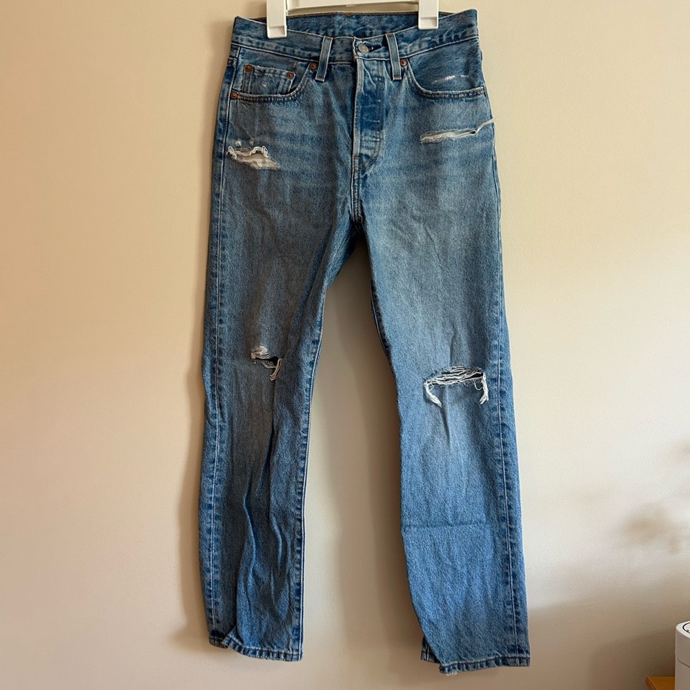 Levi’s Distressed 501 Jeans